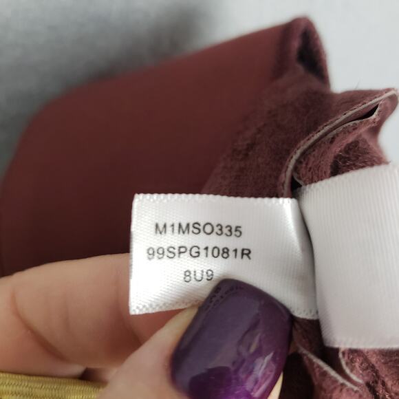 Marc New York Women's XS Faux Leather Midi Pencil Skirt Brown Fall Y2K Workwear - Picture 8 of 9